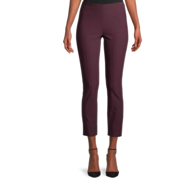 Vince Purple Stretch Side Zip Career Pants - Picture 1 of 10